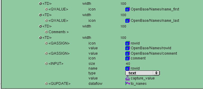 Third part of List Entry web template